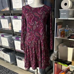 Tommy Hilfiger Paisley Pattern Dress - Size 14